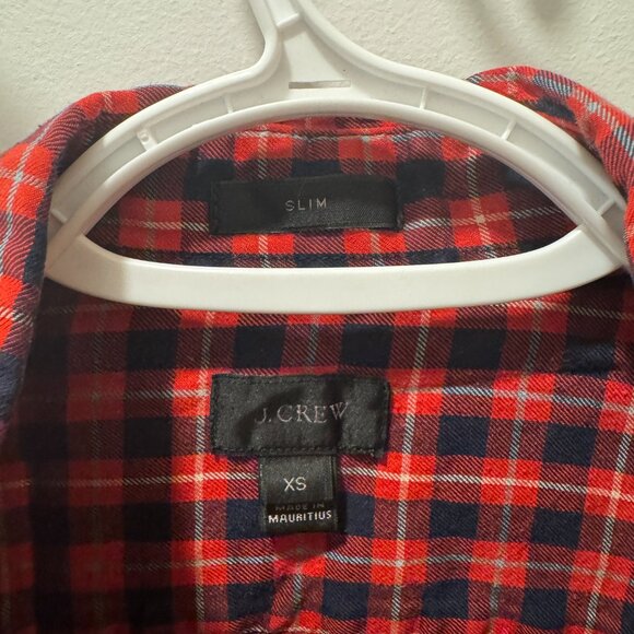 J Crew XS flannel and linen shirts x 6 - Picture 3 of 13